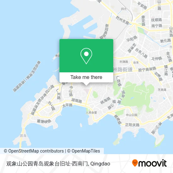 观象山公园青岛观象台旧址-西南门 map