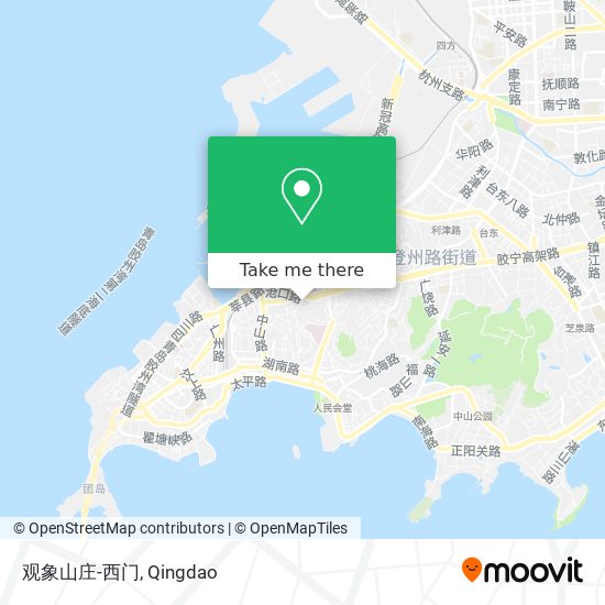 观象山庄-西门 map