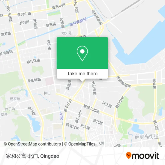 家和公寓-北门 map