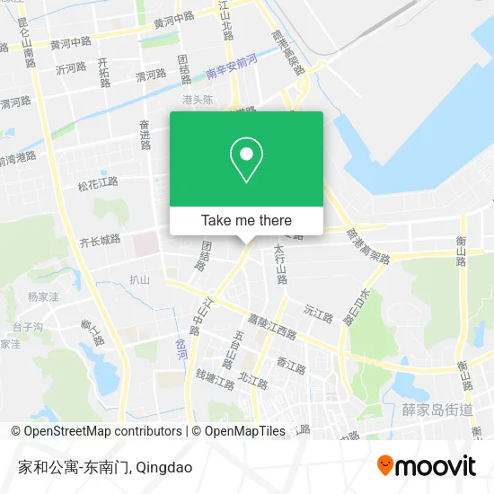 家和公寓-东南门 map