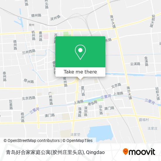 青岛好合家家庭公寓(胶州庄里头店) map