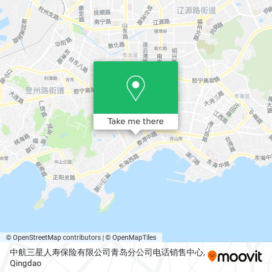 中航三星人寿保险有限公司青岛分公司电话销售中心 map