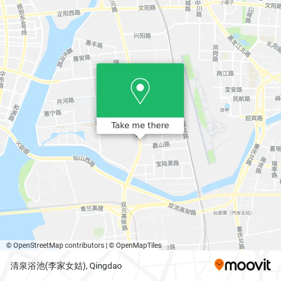 清泉浴池(李家女姑) map