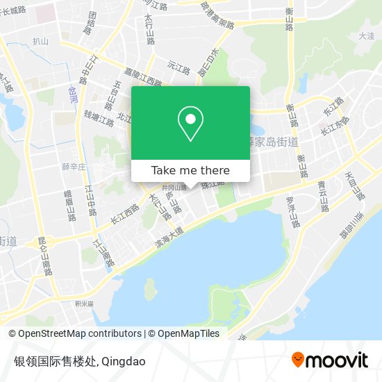 银领国际售楼处 map