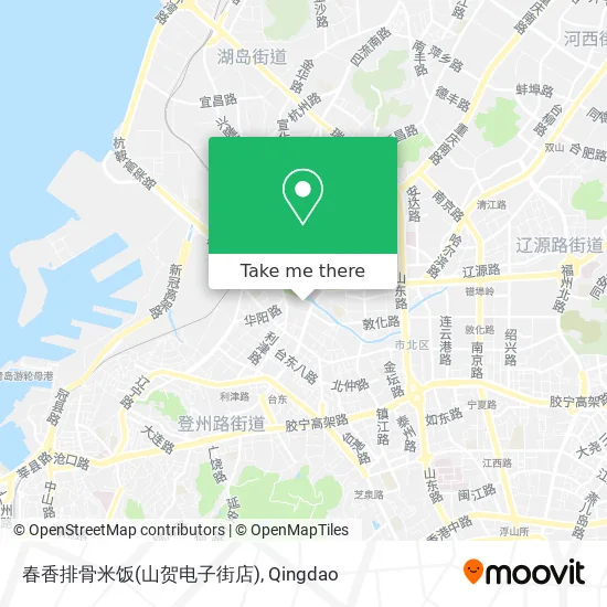 春香排骨米饭(山贺电子街店) map