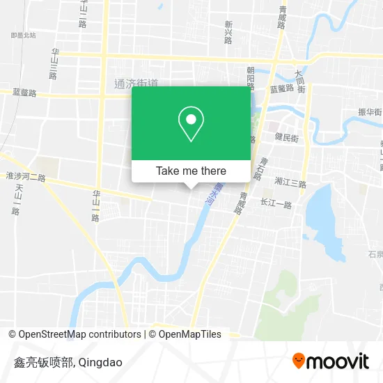 鑫亮钣喷部 map