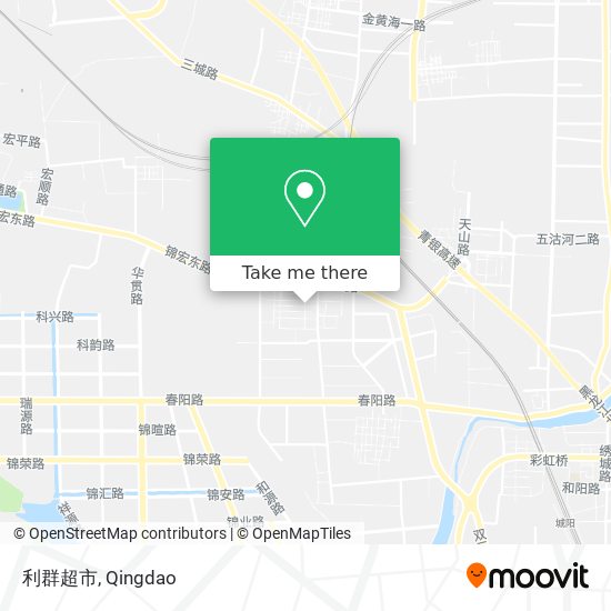 利群超市 map