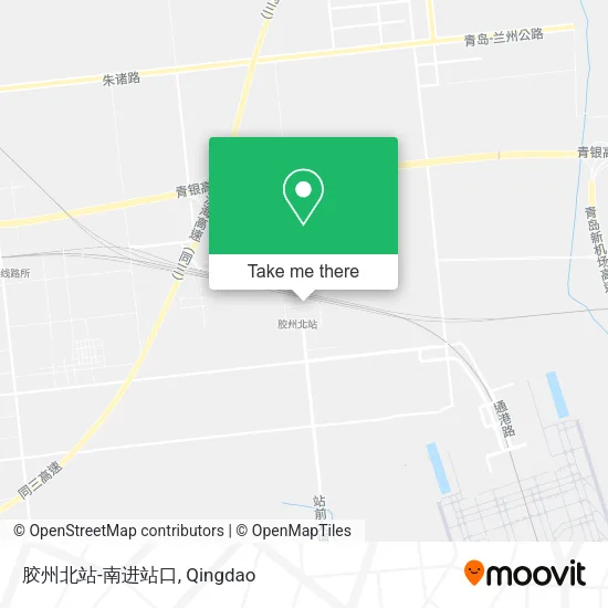 胶州北站-南进站口 map