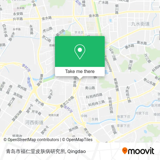 青岛市福仁堂皮肤病研究所 map