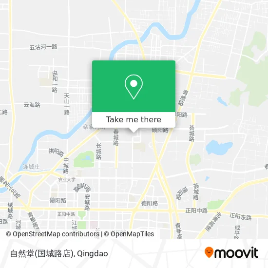 自然堂(国城路店) map