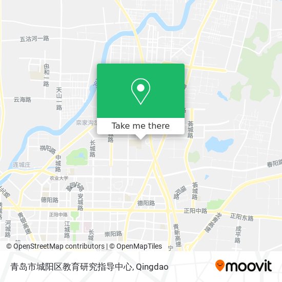 青岛市城阳区教育研究指导中心 map