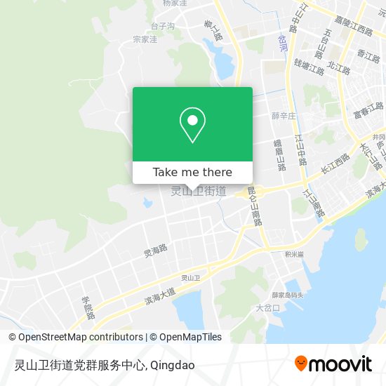 灵山卫街道党群服务中心 map