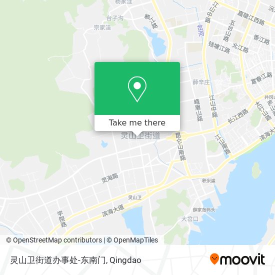 灵山卫街道办事处-东南门 map