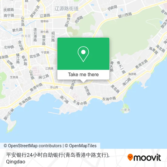 平安银行24小时自助银行(青岛香港中路支行) map