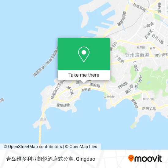 青岛维多利亚凯悦酒店式公寓 map