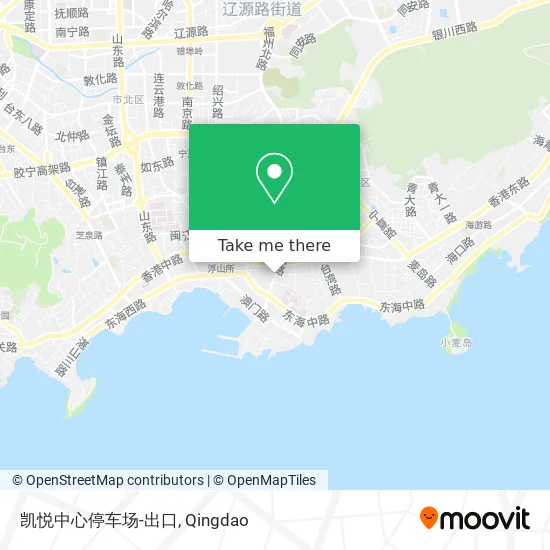 凯悦中心停车场-出口 map