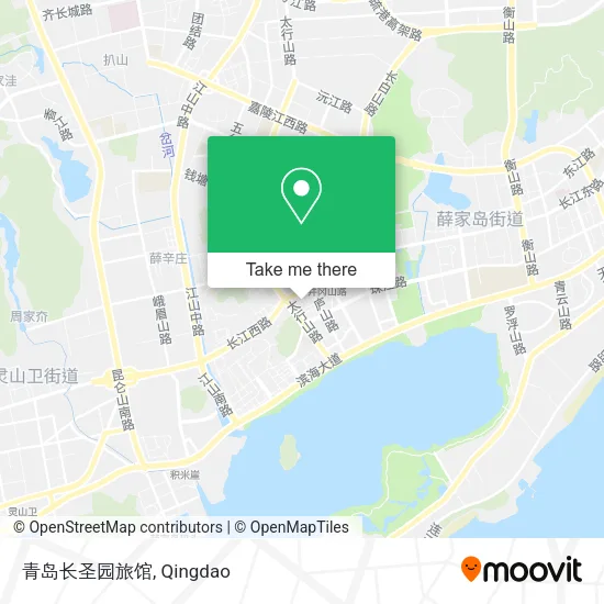 青岛长圣园旅馆 map