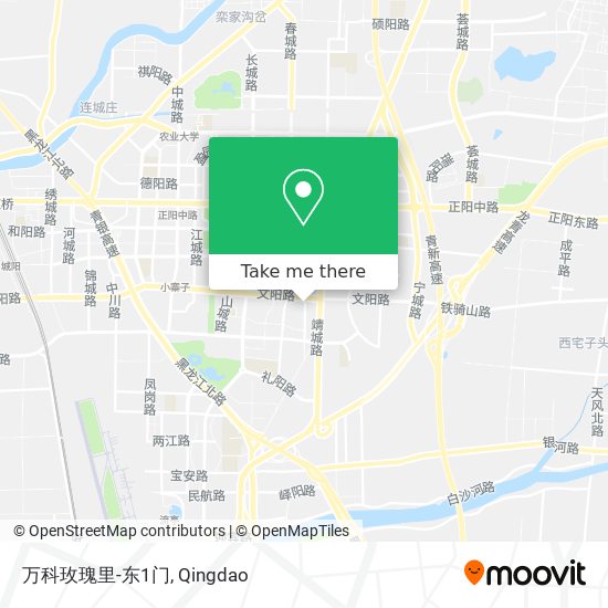 万科玫瑰里-东1门 map