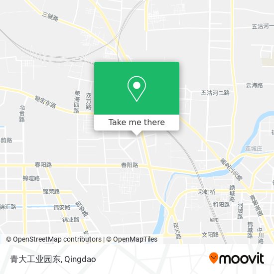 青大工业园东 map