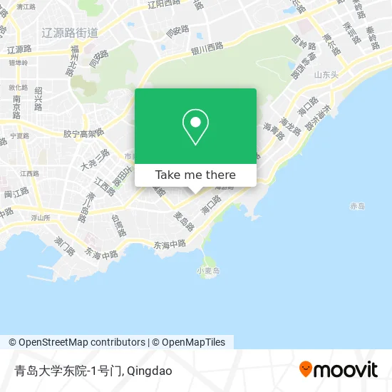青岛大学东院-1号门 map