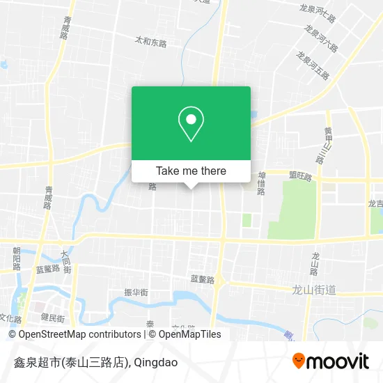 鑫泉超市(泰山三路店) map