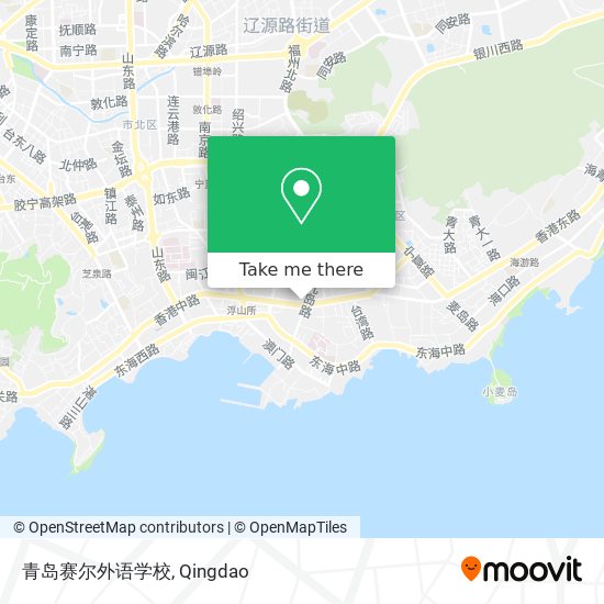 青岛赛尔外语学校 map
