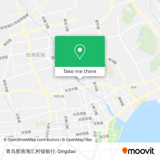 青岛胶南海汇村镇银行 map