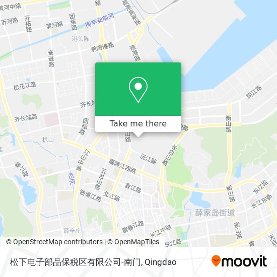 松下电子部品保税区有限公司-南门 map