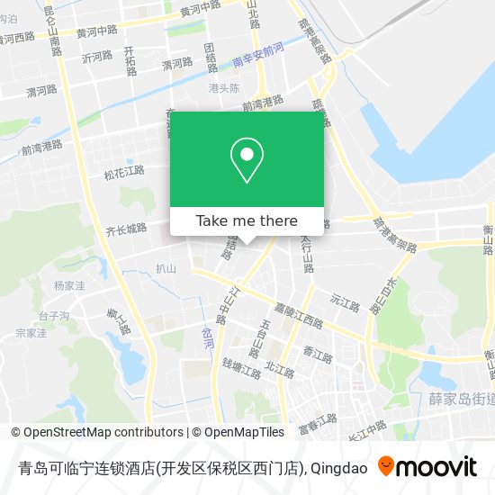 青岛可临宁连锁酒店(开发区保税区西门店) map