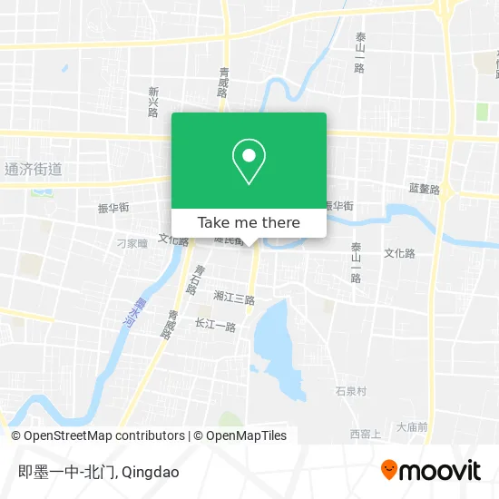 即墨一中-北门 map