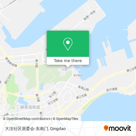 大洼社区居委会-东南门 map