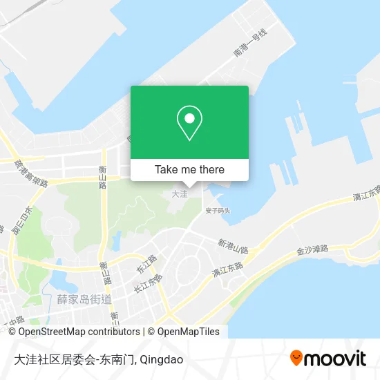 大洼社区居委会-东南门 map