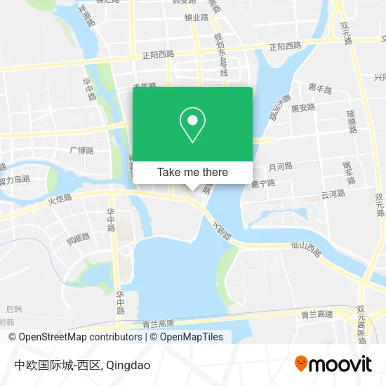 中欧国际城-西区 map