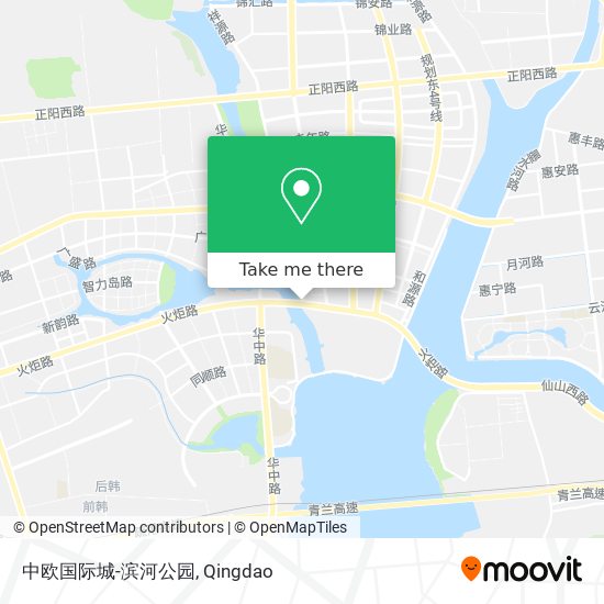 中欧国际城-滨河公园 map