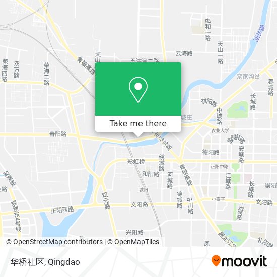 华桥社区 map