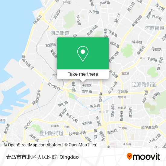 青岛市市北区人民医院 map