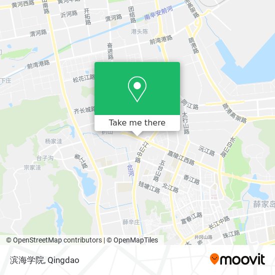 滨海学院 map