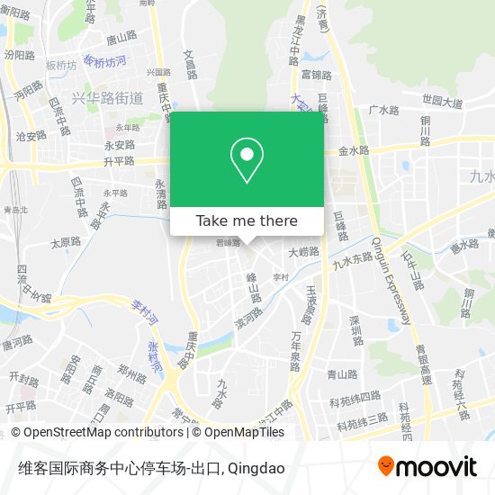 维客国际商务中心停车场-出口 map