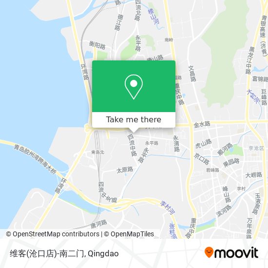 维客(沧口店)-南二门 map