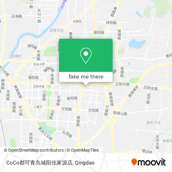 CoCo都可青岛城阳佳家源店 map