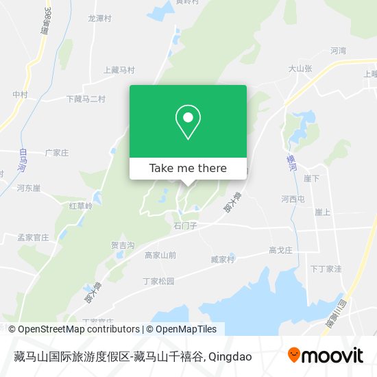 藏马山国际旅游度假区-藏马山千禧谷 map