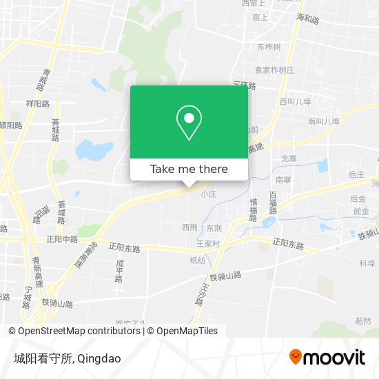 城阳看守所 map