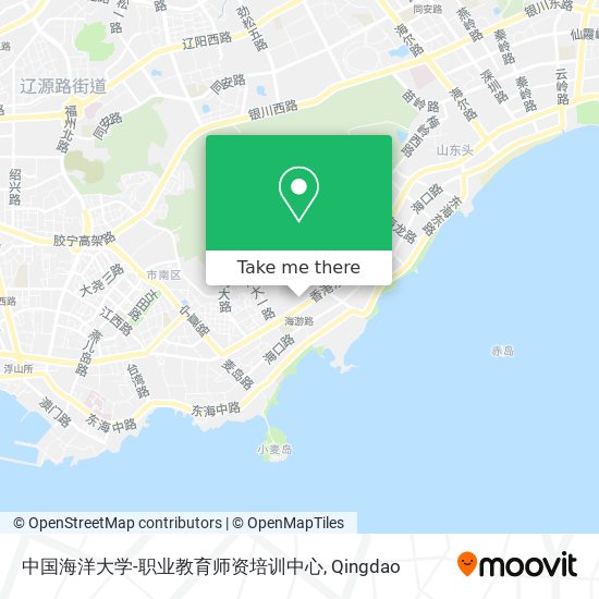 中国海洋大学-职业教育师资培训中心 map