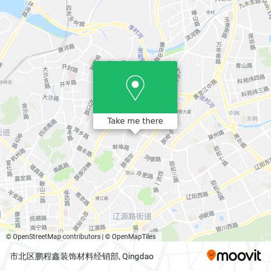 市北区鹏程鑫装饰材料经销部 map