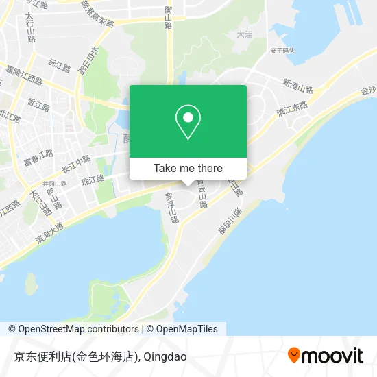 京东便利店(金色环海店) map