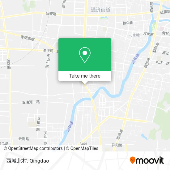 西城北村 map