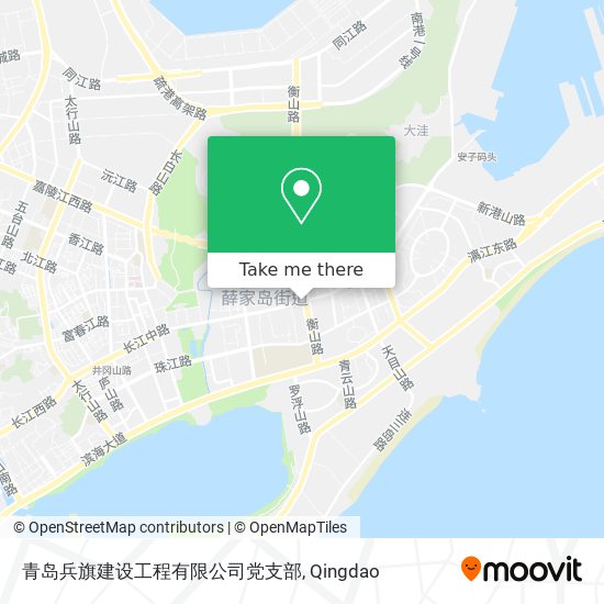 青岛兵旗建设工程有限公司党支部 map