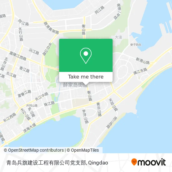 青岛兵旗建设工程有限公司党支部 map