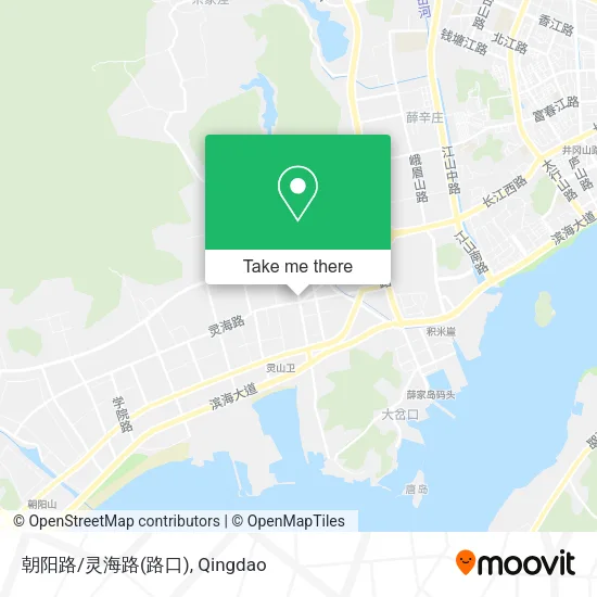 朝阳路/灵海路(路口) map