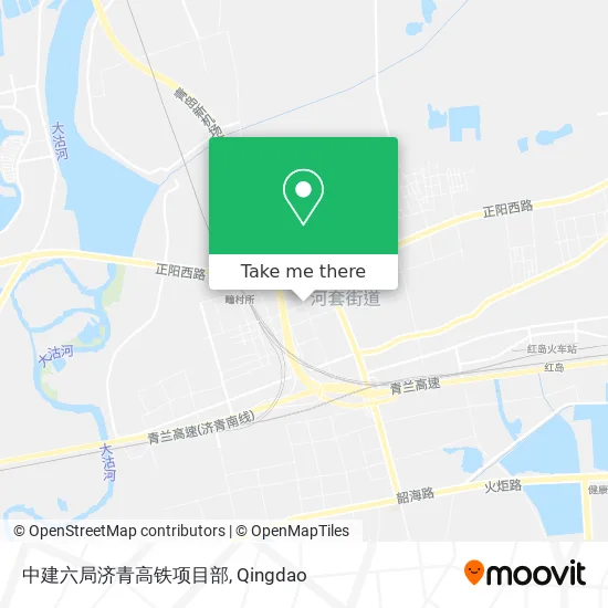 中建六局济青高铁项目部 map